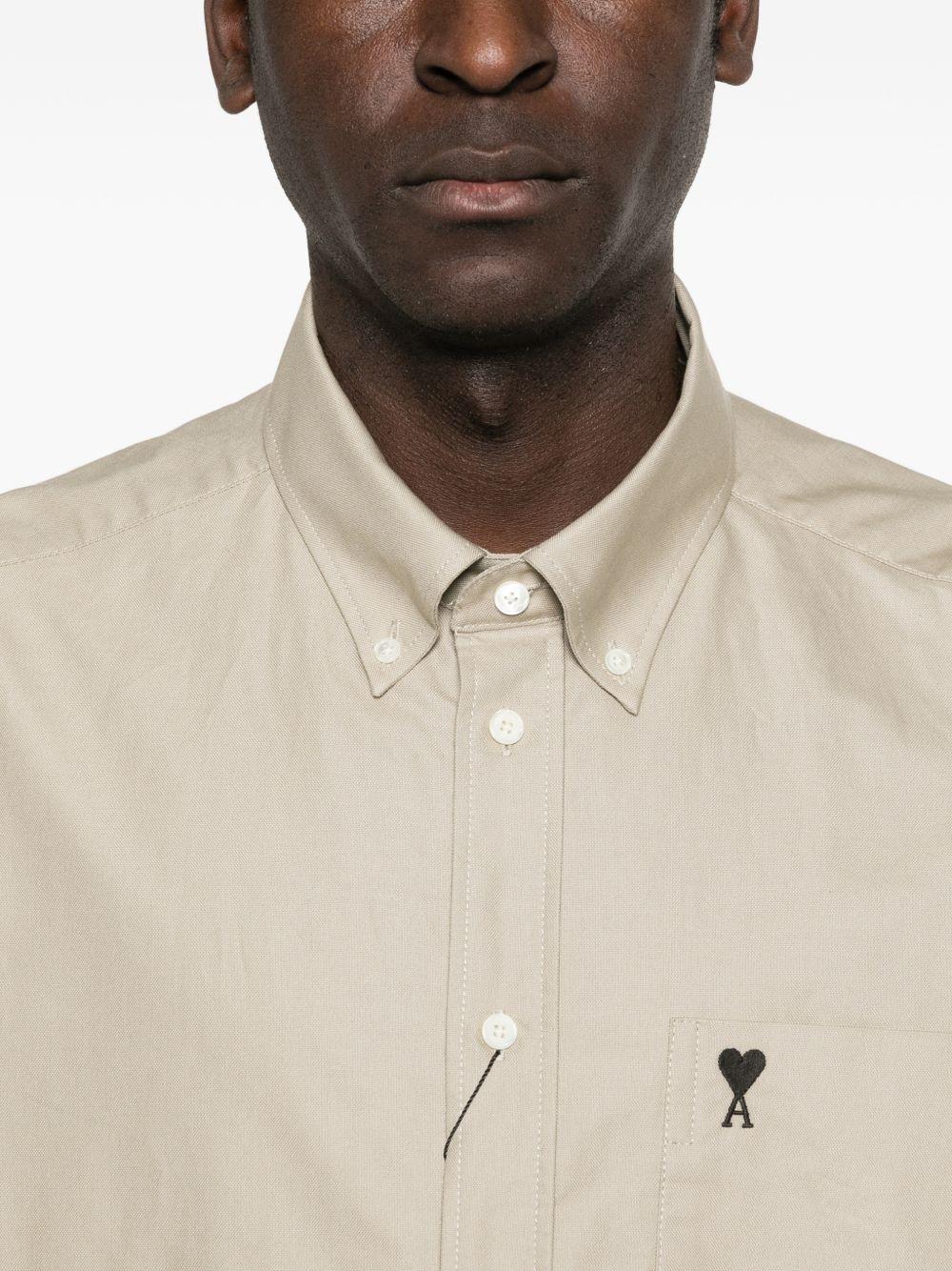 Camicia Ami de Coeur in beige Ami Paris - uomo 
