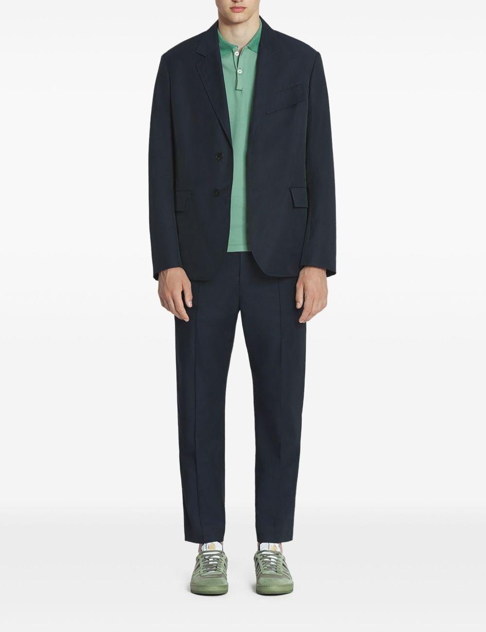Pantaloni con elastico in blu Lanvin - uomo 