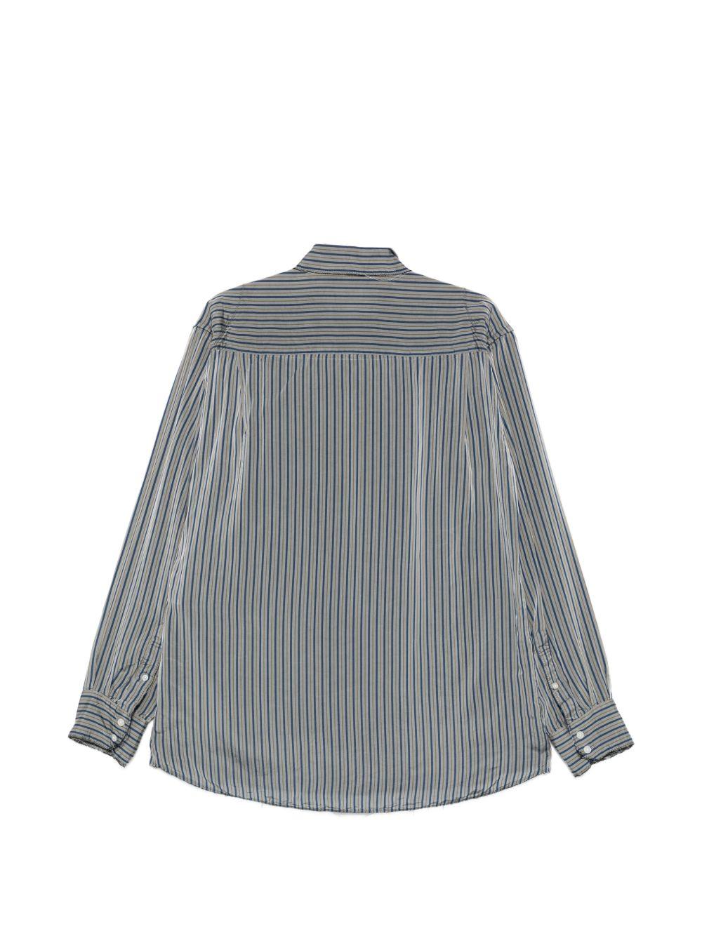 Camicia a righe in grigio Kolor - uomo 