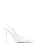 Decollete con cinturino lidia in bianco Paris texas - donna