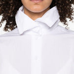 Camicia con dettaglio colletto in bianco Alberta Ferretti - donna 