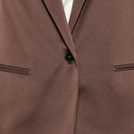Giacca monopetto in marrone Forte forte - donna 