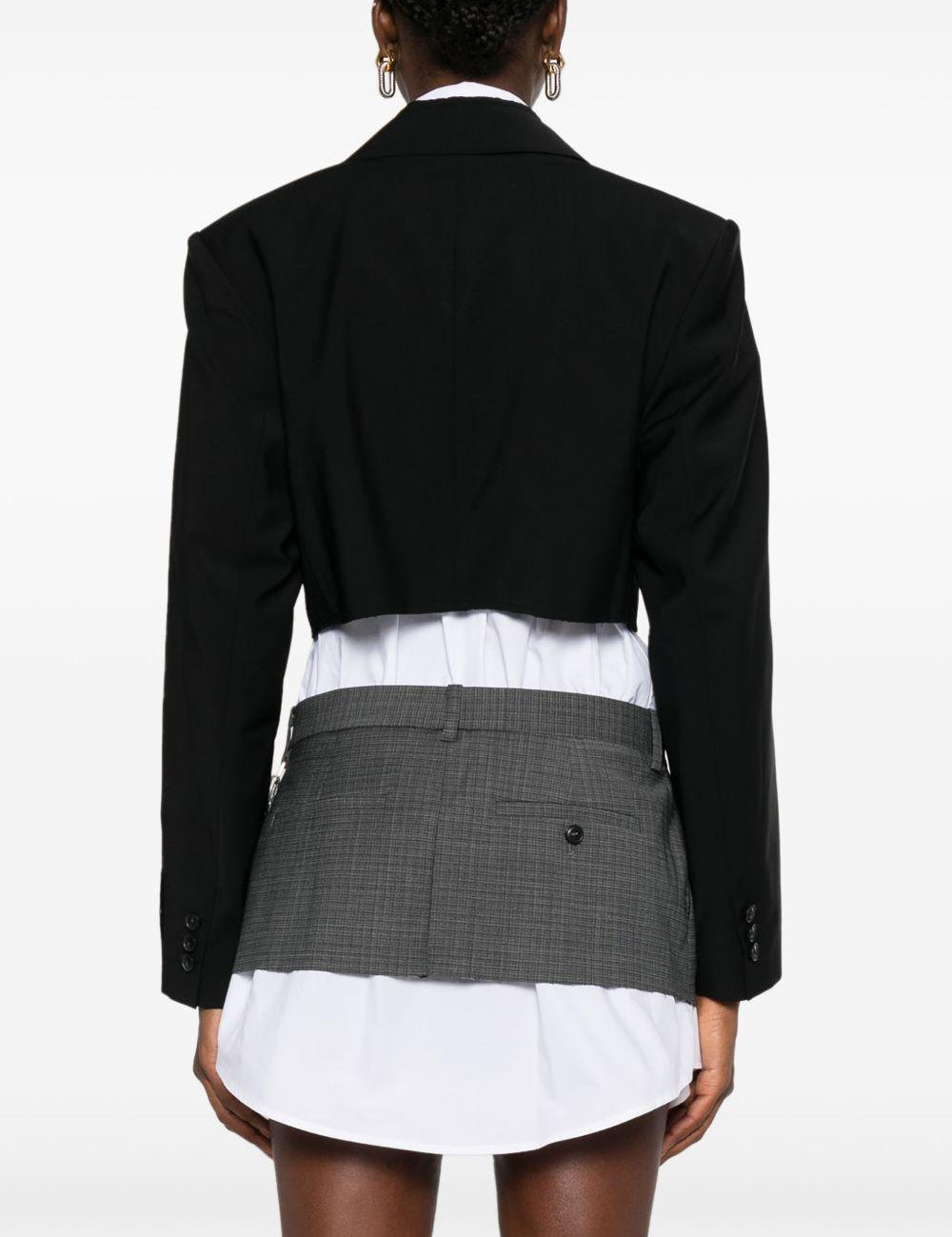 Giacca crop in nero Alexander wang - donna 