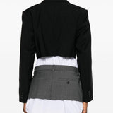 Giacca crop in nero Alexander wang - donna 