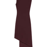 Abito midi asimmetrico in viola Courrèges - donna 