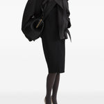 Abito midi stockman in nero 