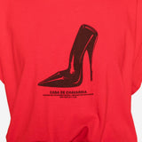 Body con stampa logo in rosso Willy chavarria - donna 