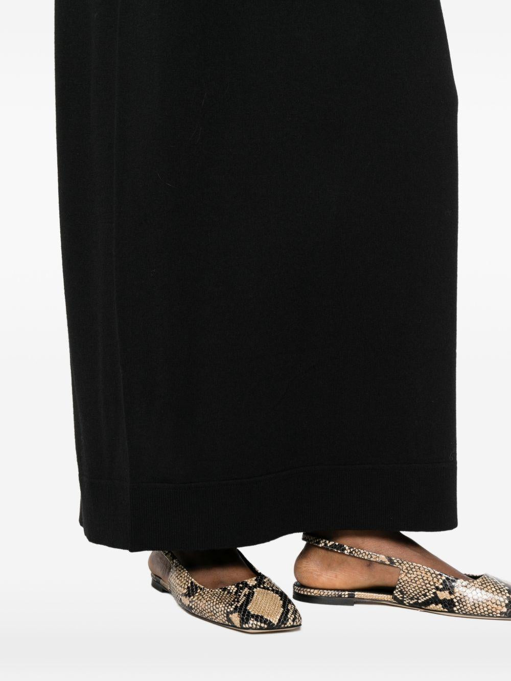Abito lungo in maglia in nero Toteme - donna 