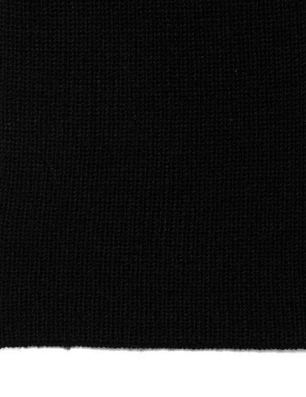 Sciarpa con cappuccio pfos in nero Heliot emil - uomo 