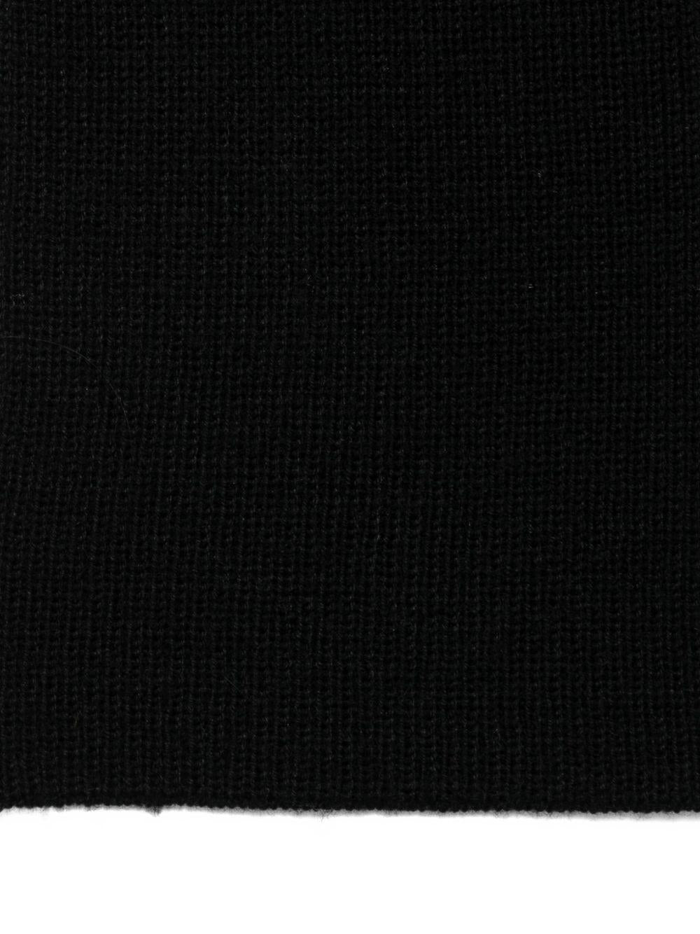 Sciarpa con cappuccio pfos in nero Heliot emil - uomo 