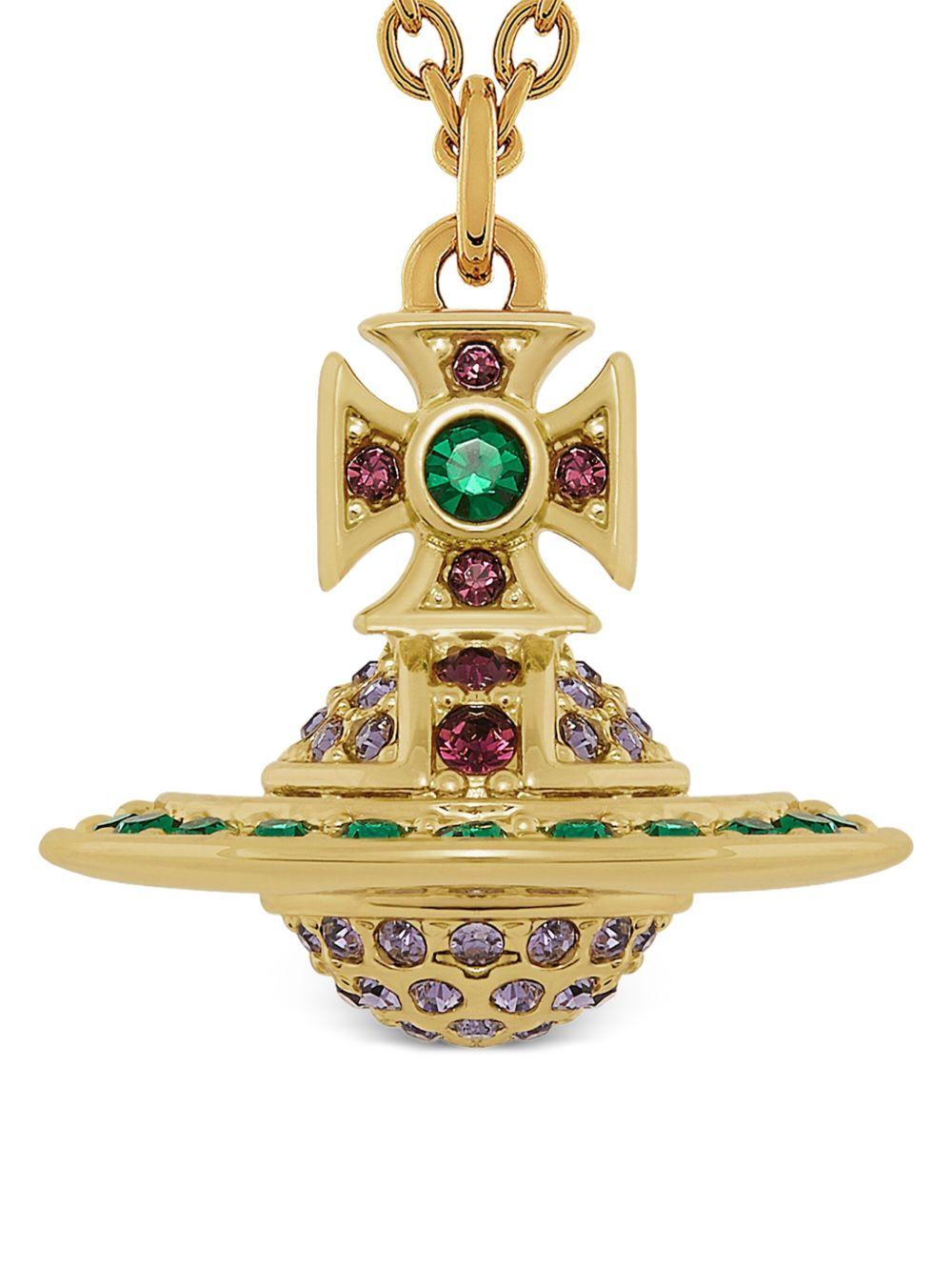 Collana con pendente Orb in oro Vivienne westwood - donna 