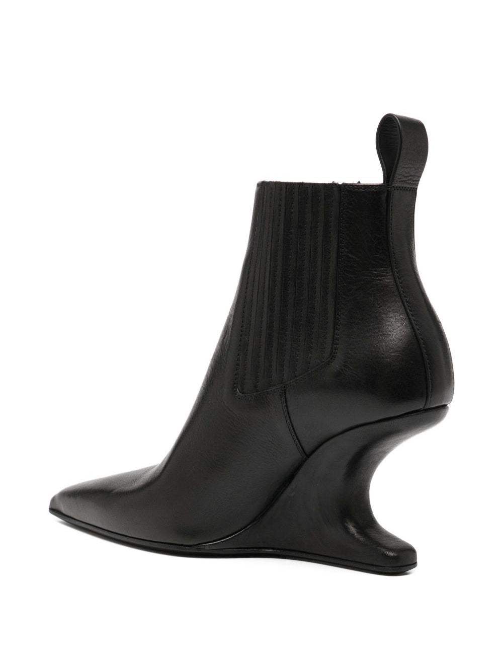 Stivaletti sharp in nero Rick owens - donna 