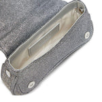 Borsa con cristalli in argento Diesel - donna 