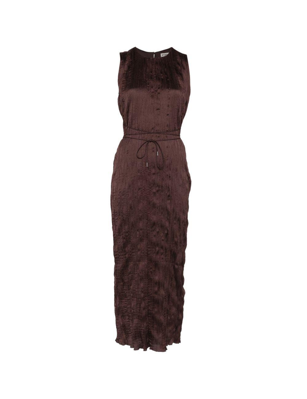 Abito lungo Mizu in marrone staud - donna 
