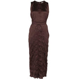 Abito lungo Mizu in marrone staud - donna 