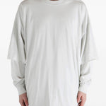 T-shirt a maniche lunghe tommy  in bianco Rick owens drkshdw - uomo 