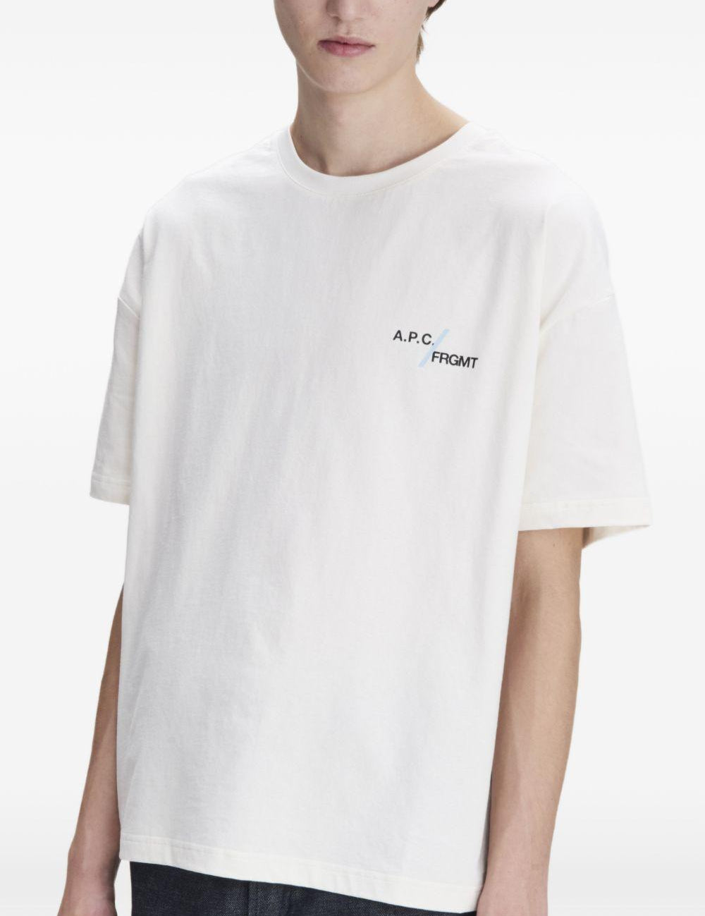 T-shirt Renoncement in bianco 