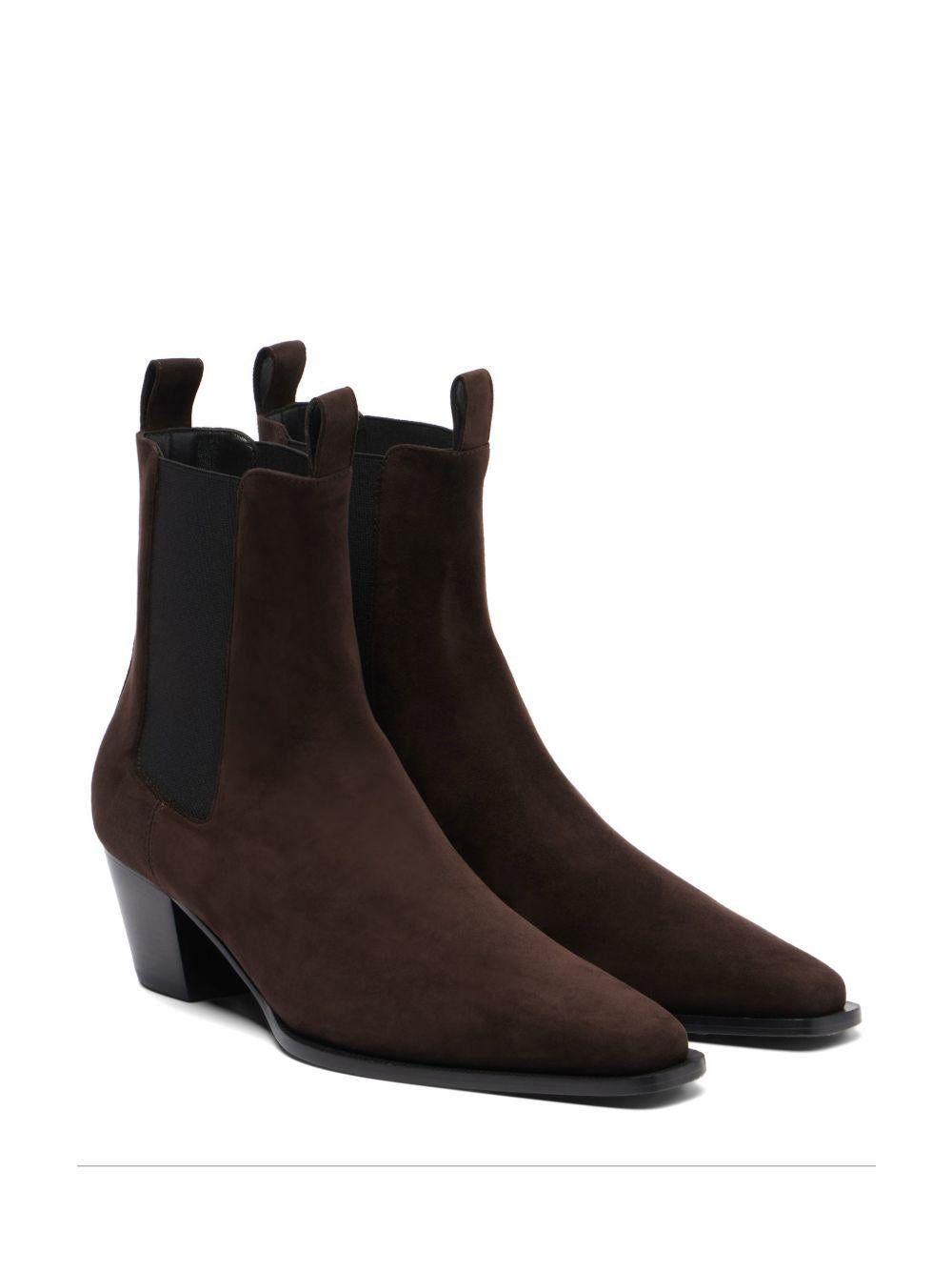 Stivaletti in suede in marrone Toteme - donna 