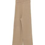 Pantaloni in maglia beige Aya Muse - donna 
