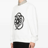 Felpa con stampa in bianco Kenzo - uomo 