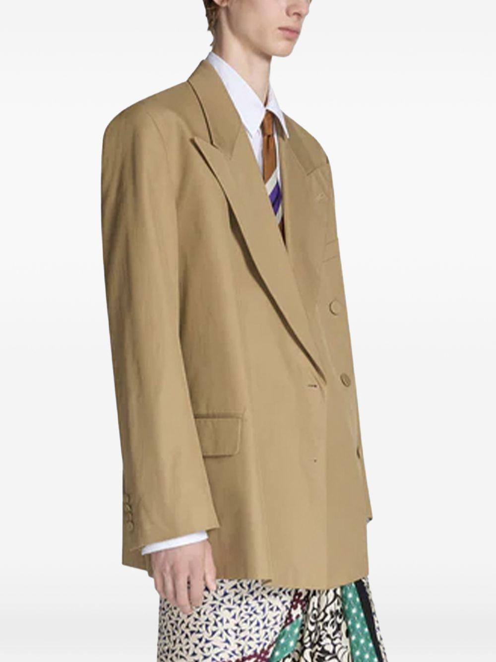 Blazer doppiopetto bosier in beige Dries van noten - uomo 