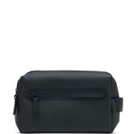 Trousse da bagno W3 con zip in nero Rains - unisex 