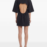 Abito a t-shirt con schiena scoperta in nero Wardrobe NYC - donna 
