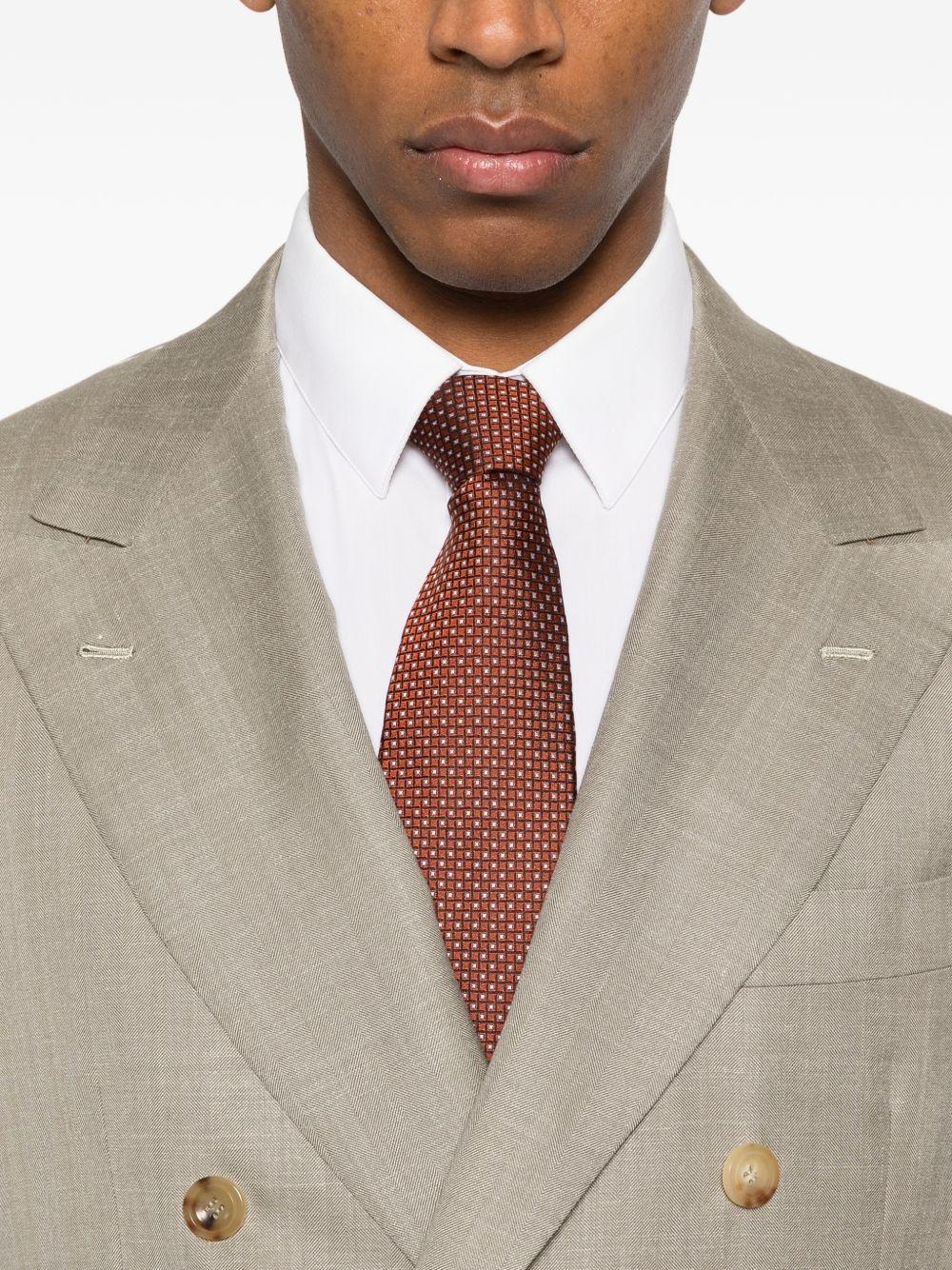 Completo doppiopetto in verde Kiton - uomo 