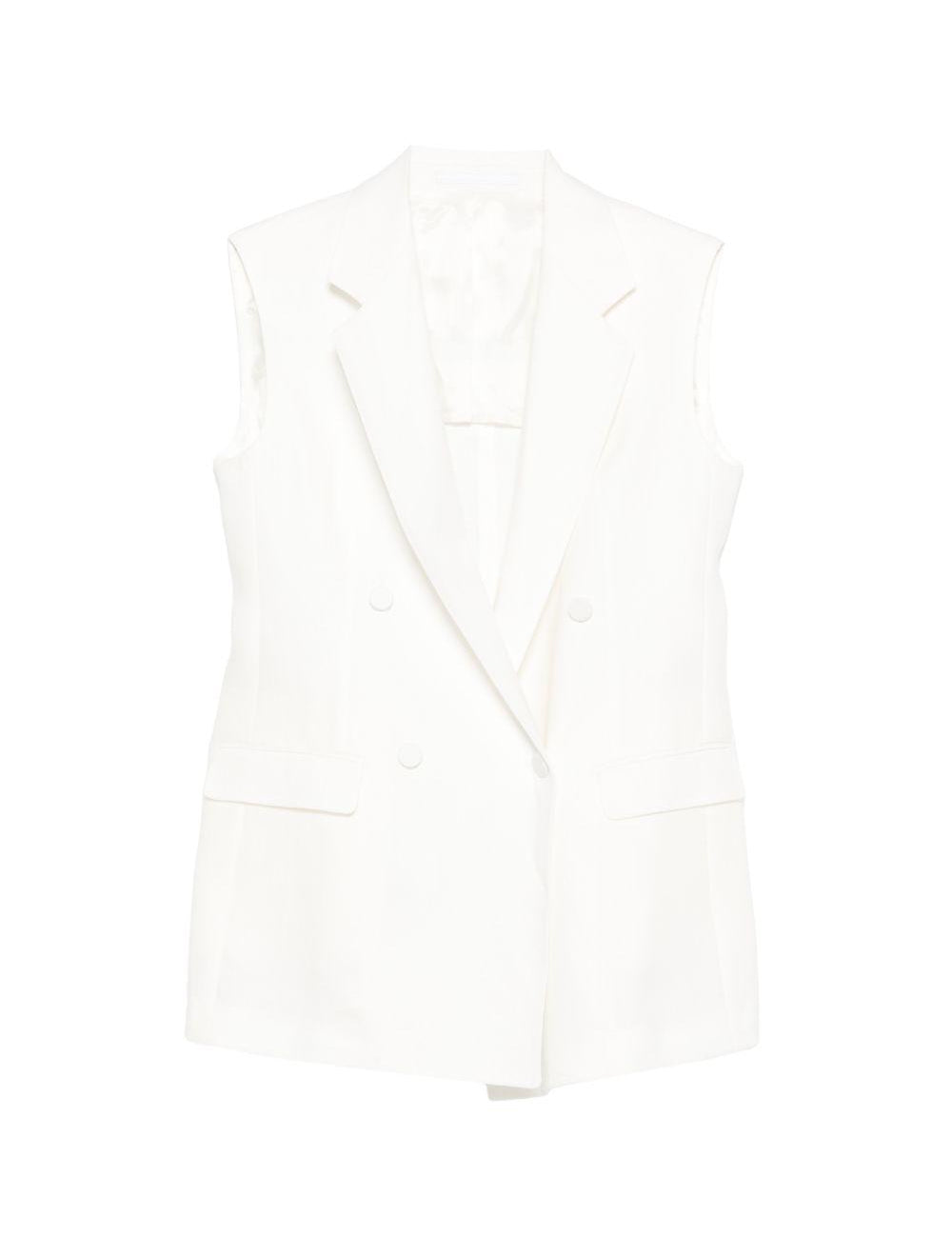 Blazer smanicato bernice in bianco Tagliatore - donna 