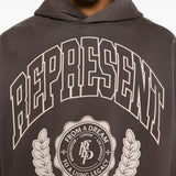 Felpa con cappuccio e logo in nero Represent - uomo 