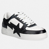 Sneakers basse sta #1 m2 in bianco e nero A Bathing Ape - uomo 