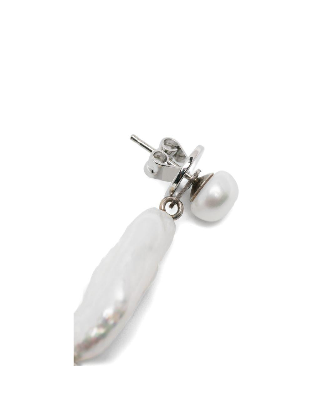 Orecchini di perle di cristallo in argento Simone rocha - donna 