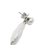 Orecchini di perle di cristallo in argento Simone rocha - donna 
