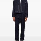 Giacca-camicia Bay con zip in blu Carrer - uomo 