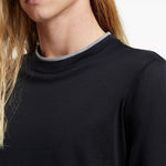 T-shirt a strati in blu Brunello cucinelli - uomo 