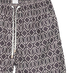Pantaloncini da bagno con motivo geometrico in grigio Eleventy - uomo 