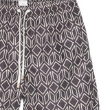 Pantaloncini da bagno con motivo geometrico in grigio Eleventy - uomo 