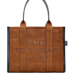 Borsa the tote bag grande in suede marrone Marc Jacobs - donna 