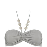 Top bikini Lana argento Glamour 