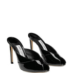 Mules Brigitte con punta aperta in nero Jimmy choo - donna 