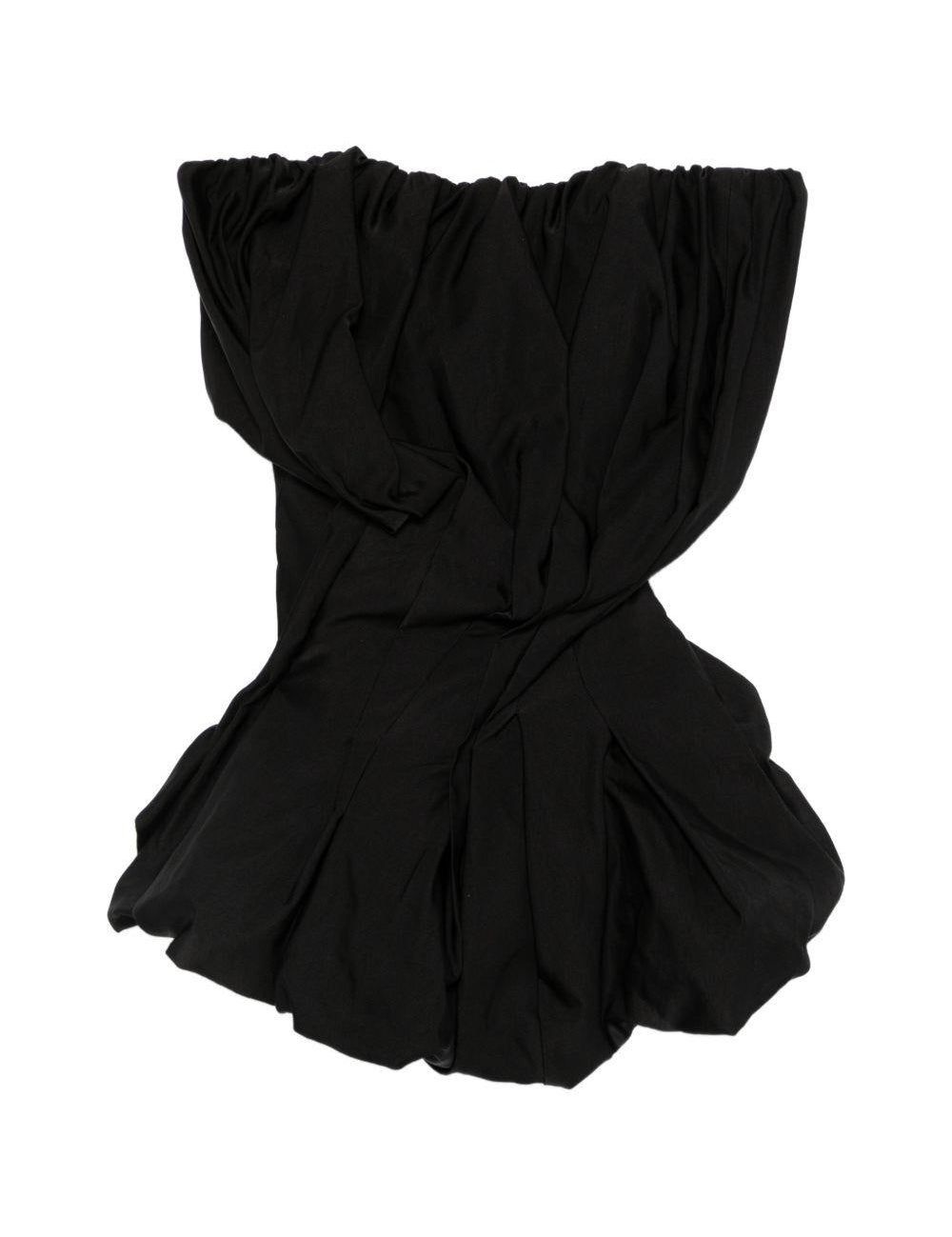 Top drappeggiato in nero Magda Butrym - donna 