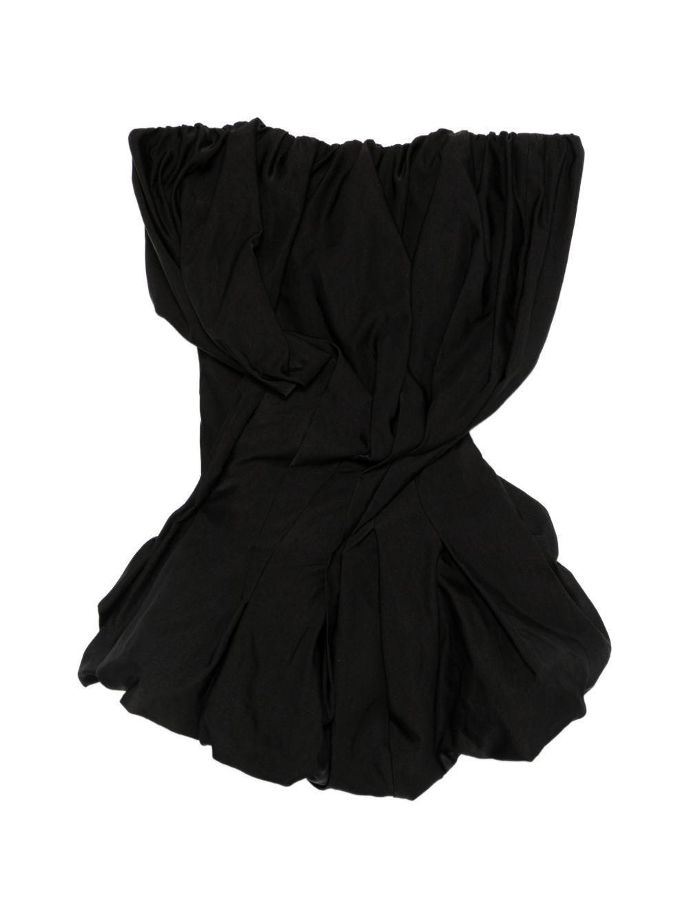 Top drappeggiato in nero Magda Butrym - donna 