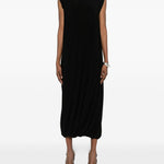 Abito midi senza maniche in nero Norma kamali - donna 