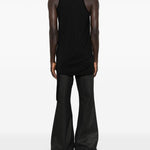 Canotta larga in nero Rick owens drkshdw - uomo 
