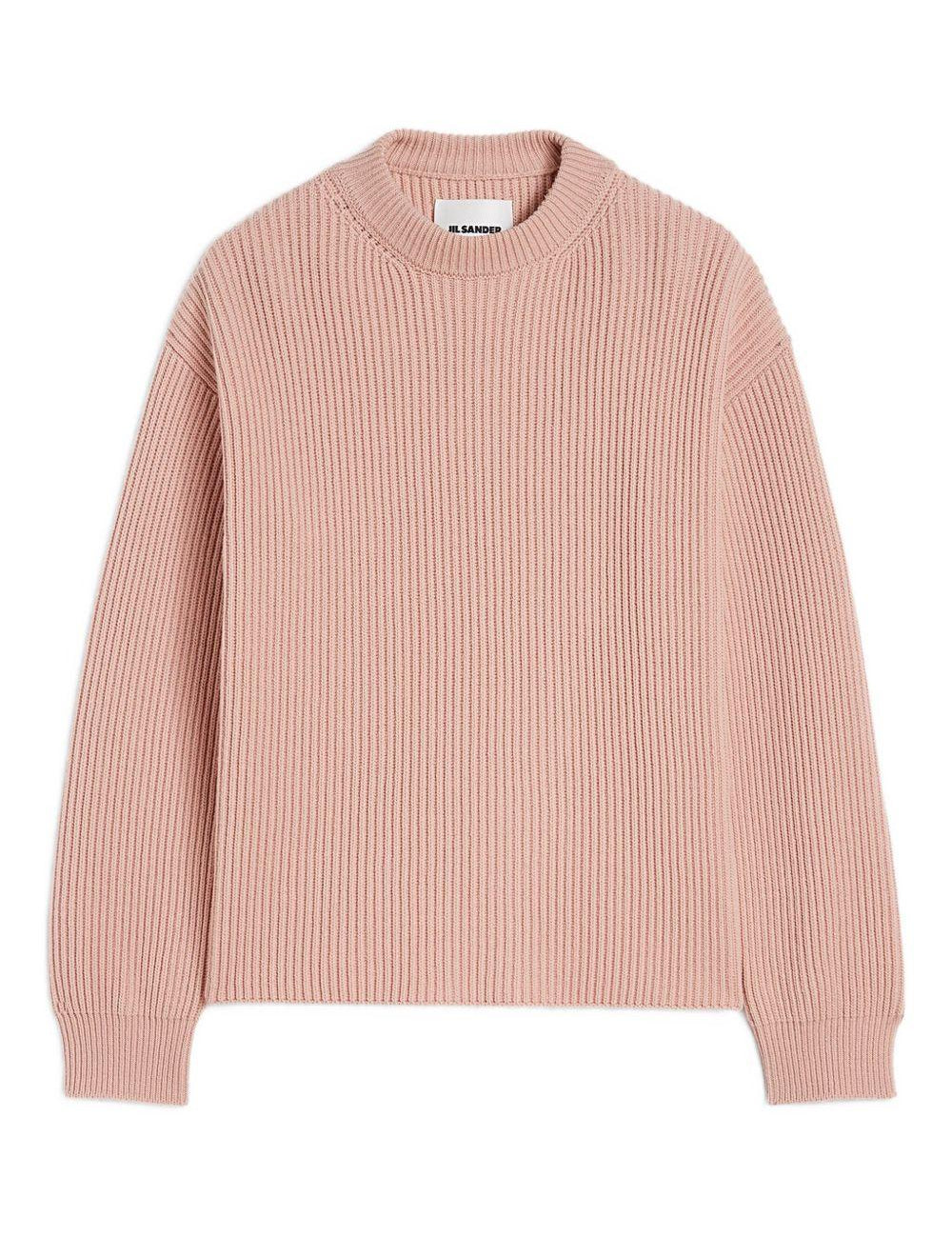 Maglione a coste in rosa Jil Sander - donna 