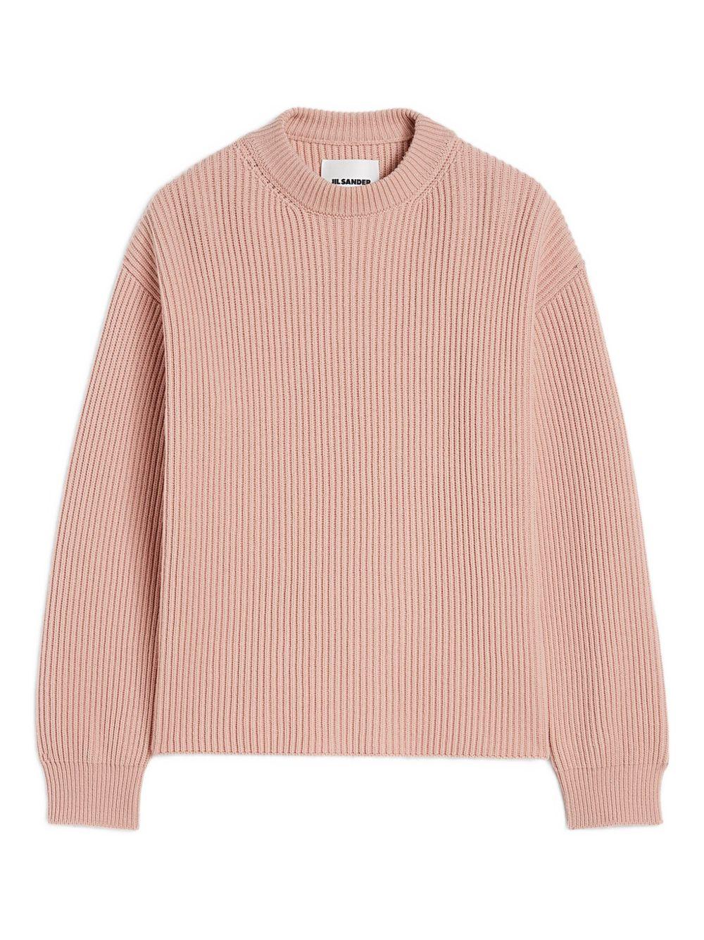 Maglione a coste in rosa Jil Sander - donna 
