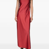 Abito con finitura satinata signature in rosso Temily - donna 