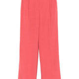 Pantaloni dritti in rosa papavero Alberta Ferretti - donna 