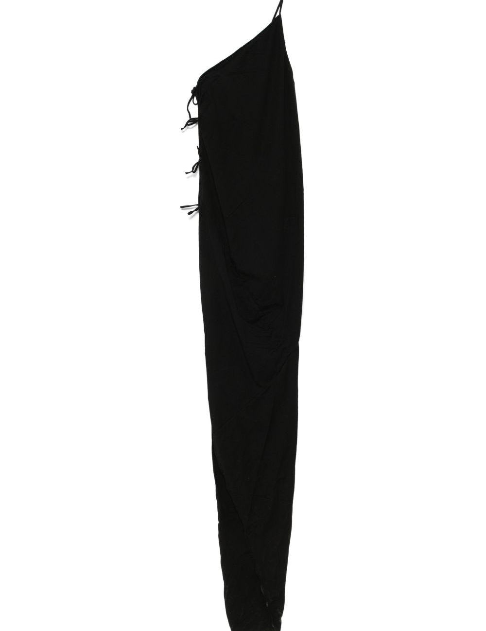 Abito lungo Taco i nero Rick owens drkshdw - donna 