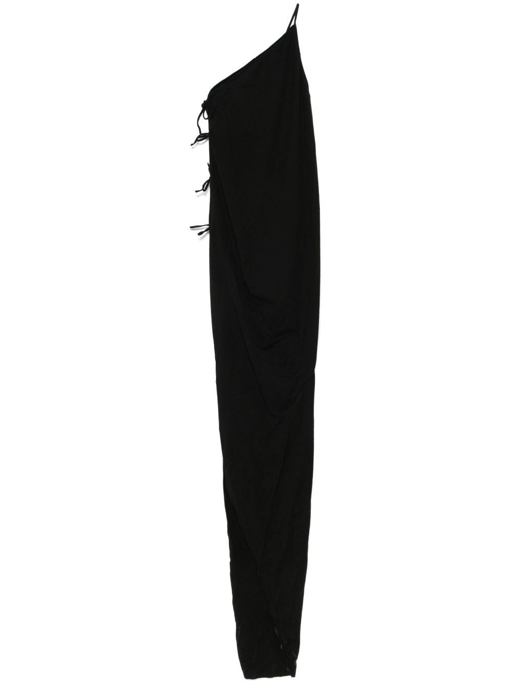 Abito lungo Taco i nero Rick owens drkshdw - donna 